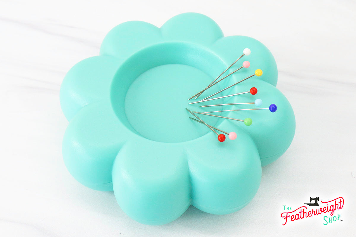 Magnetic Dish, SEA GLASS Flower Power for Pins by Lori Holt