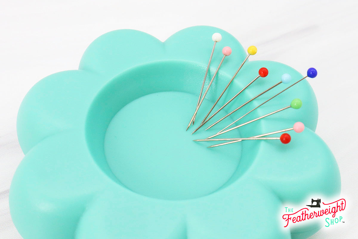 Magnetic Dish, SEA GLASS Flower Power for Pins by Lori Holt