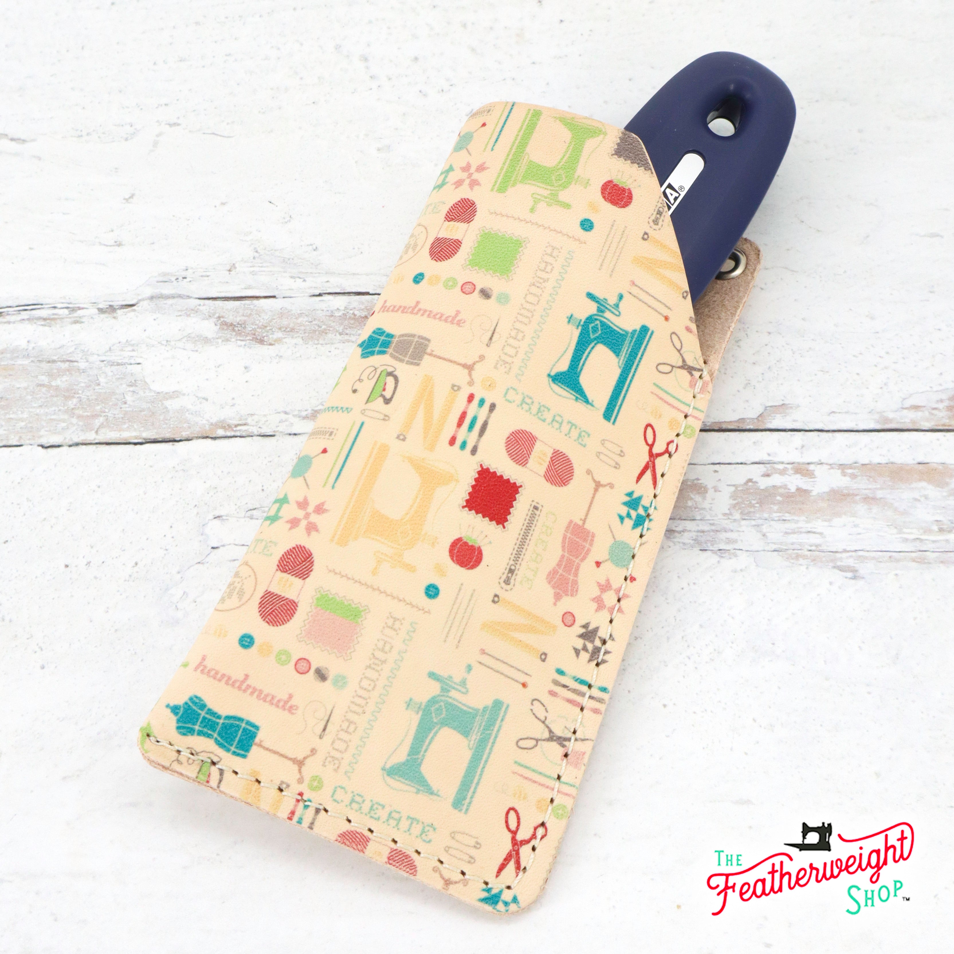 Rotary Sheath & Cover, Leather My Happy Place of Antique Sewing Machines by Lori Holt