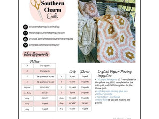 Load image into Gallery viewer, PATTERN, Bohippian Hexagon Quilt by Melanie Traylor