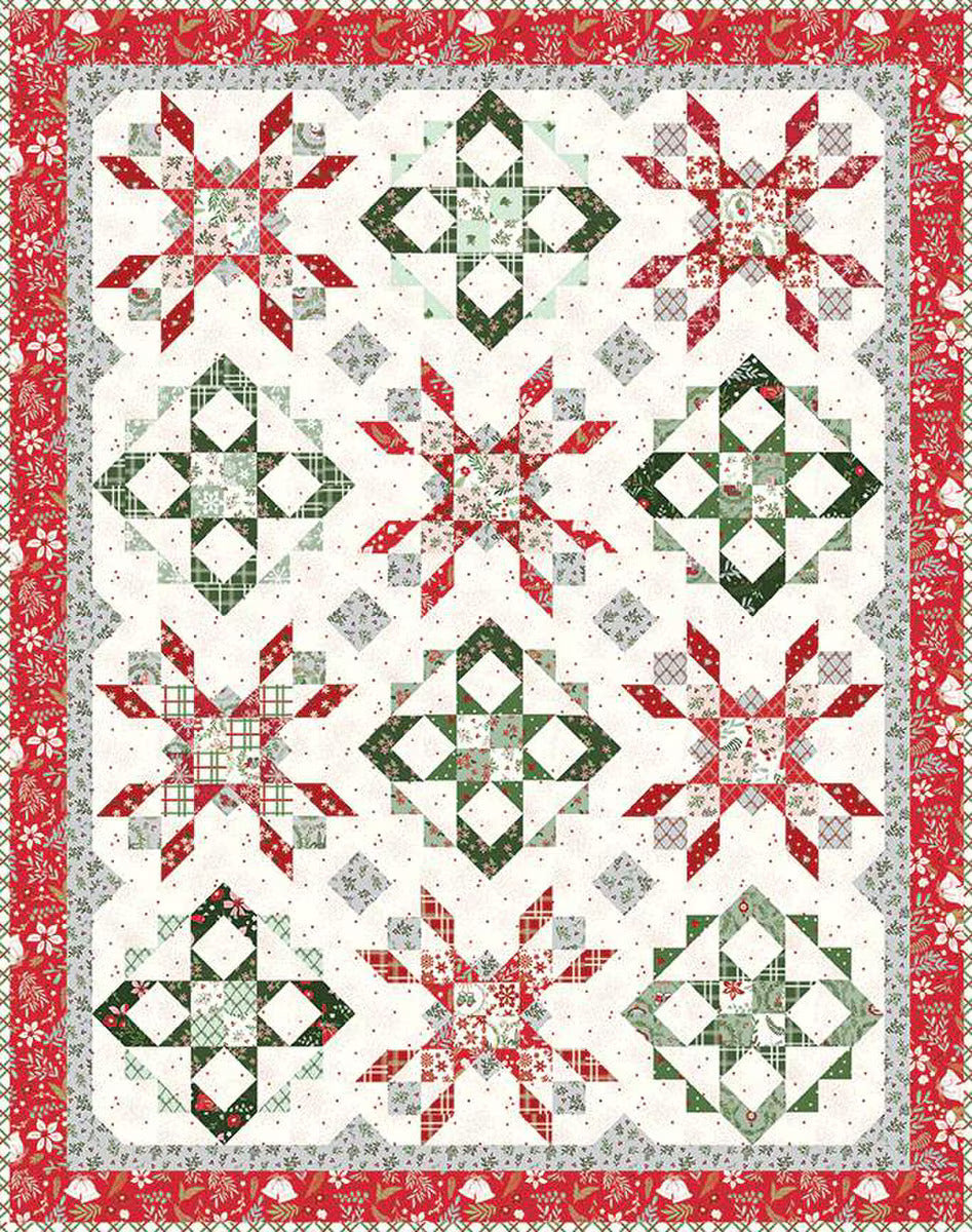 PATTERN, WINTER KISSES Quilt by Beverly McCullough