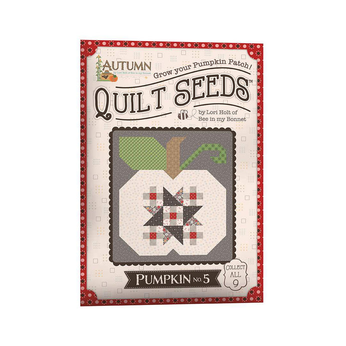 PATTERN, Autumn Quilt Seeds ~ Pumpkin No. 5 Block by Lori Holt