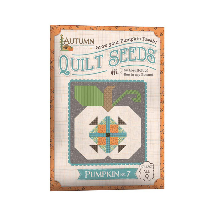 PATTERN, Autumn Quilt Seeds ~ Pumpkin No. 7 Block by Lori Holt