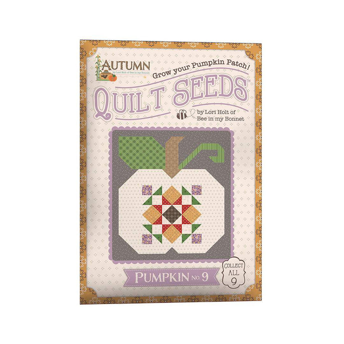 PATTERN, Autumn Quilt Seeds ~ Pumpkin No. 9 Block by Lori Holt