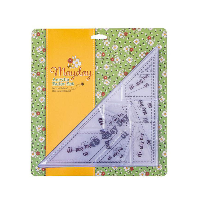 Cutting Ruler TEMPLATE SET, May Day Spring Bouquets by Lori Holt