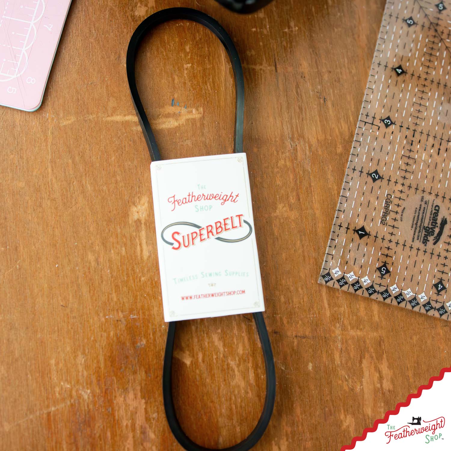 SUPERBELT, Black V-Belt for Singer Featherweight 221 or 222