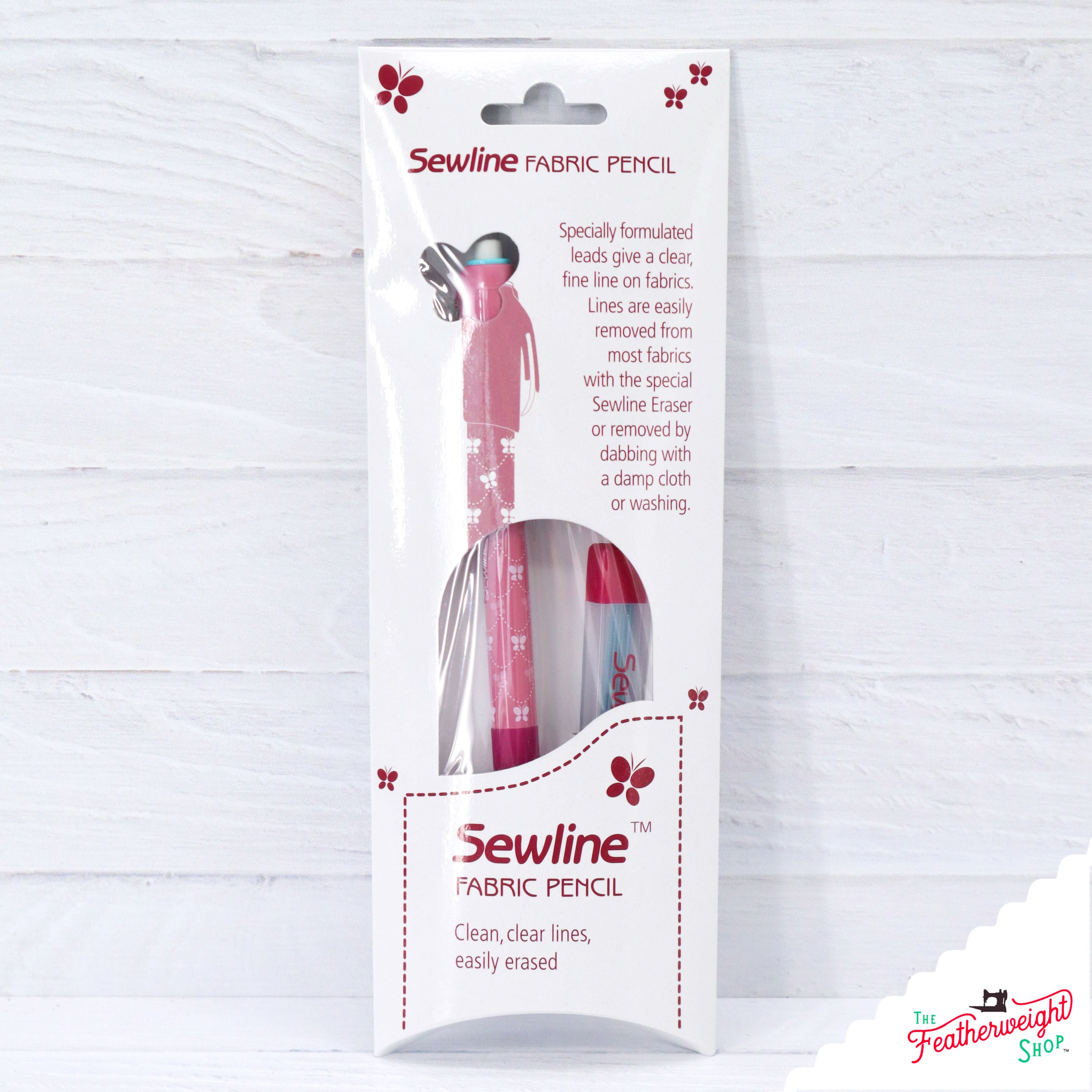 Sewline Mechanical Fabric Pencil with Lead Refills - BLUE