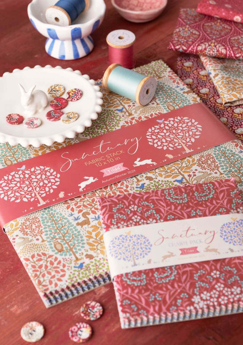 Fabric, Sanctuary by Tilda - 5-inch CHARM PACK