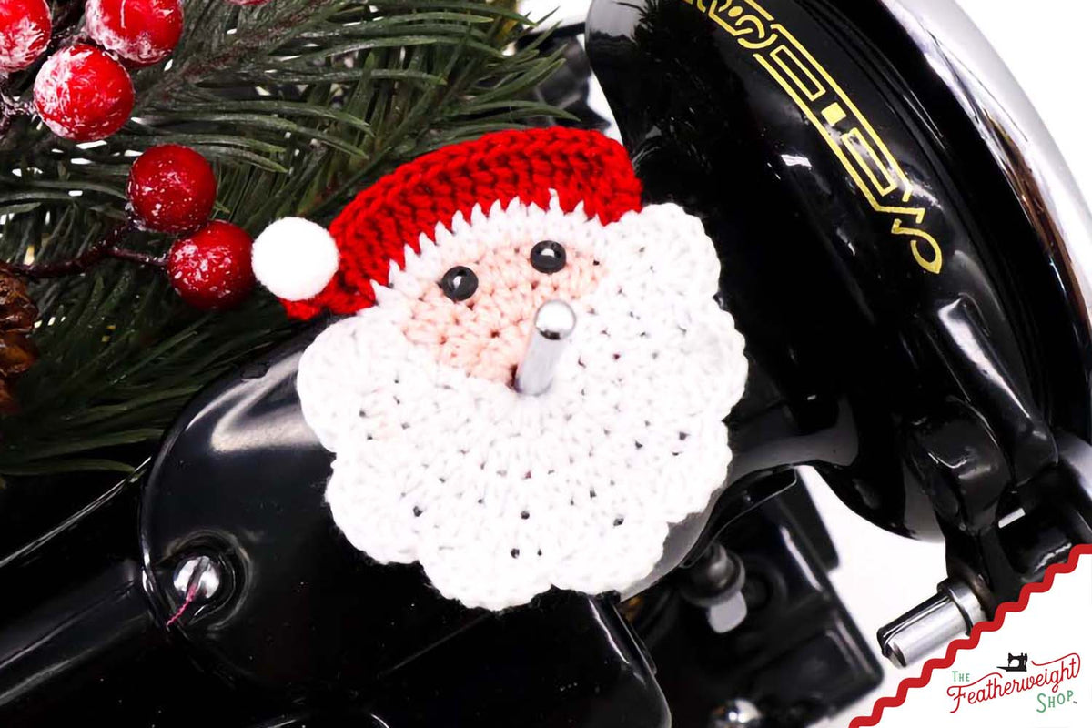 Spool Pin Doily - Christmas Santa Claus