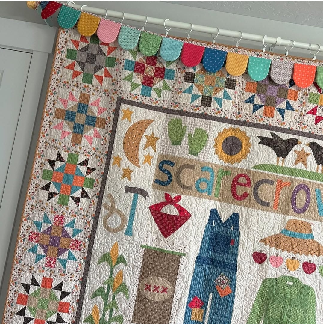 Sew Simple Shapes, How to Build a SCARECROW by Lori Holt of Bee in My Bonnet