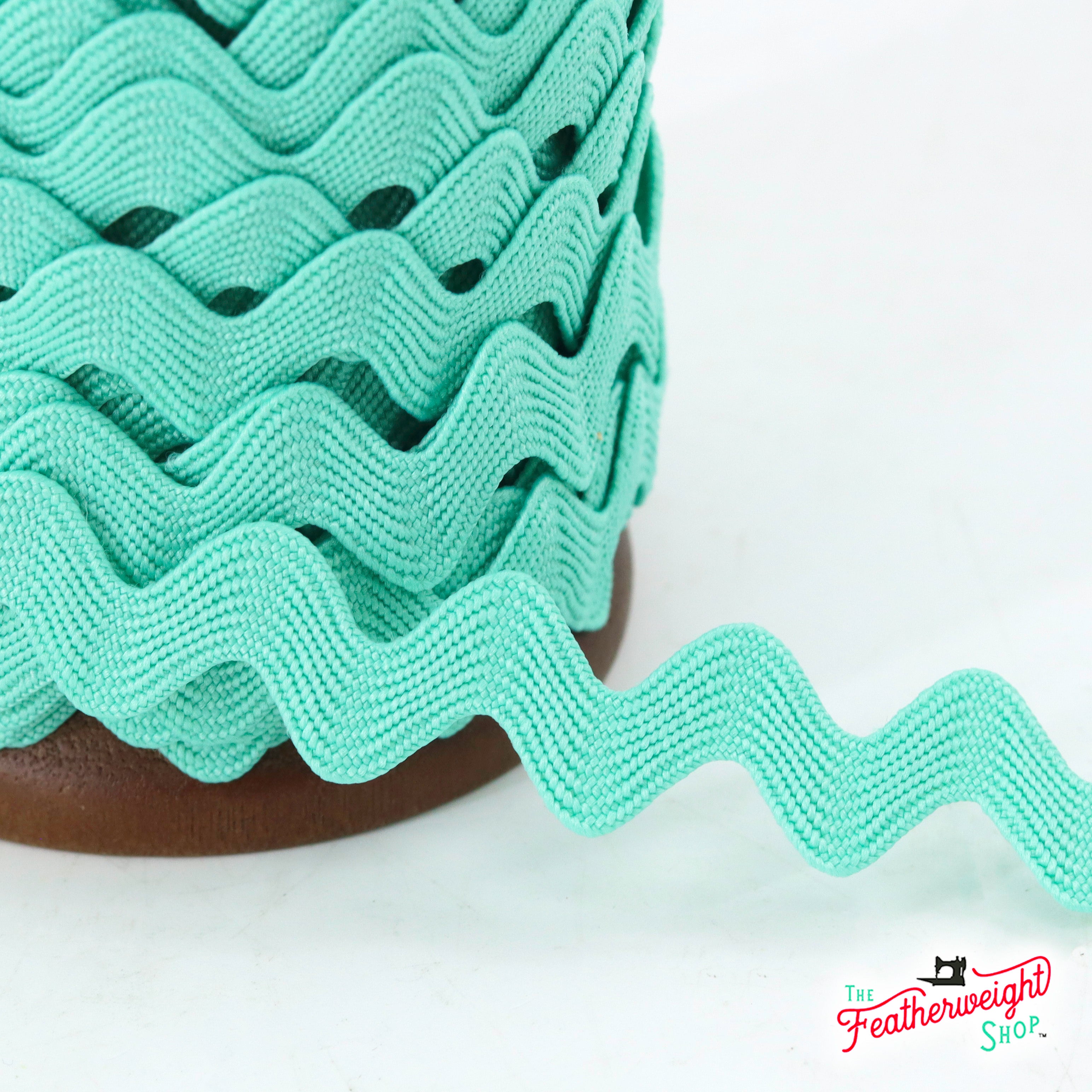 5/8" Inch SEA GLASS VINTAGE TRIM Large RIC RAC by Lori Holt (by the yard)