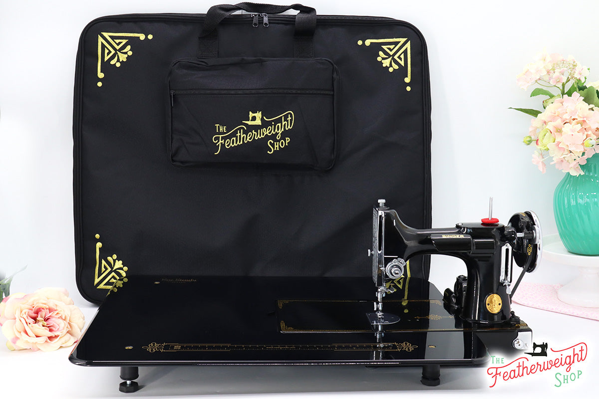 Sew Steady BLACK CLASSIC Singer Featherweight Table Extension + BAG SET