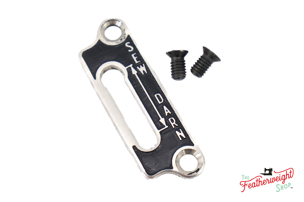 Sew / Darn Indicator & Screws for the Singer Featherweight 222 (Vintage Original)