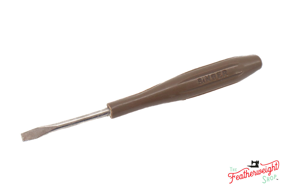 Screwdriver - Small, Plastic Handle, Singer (Vintage Original)