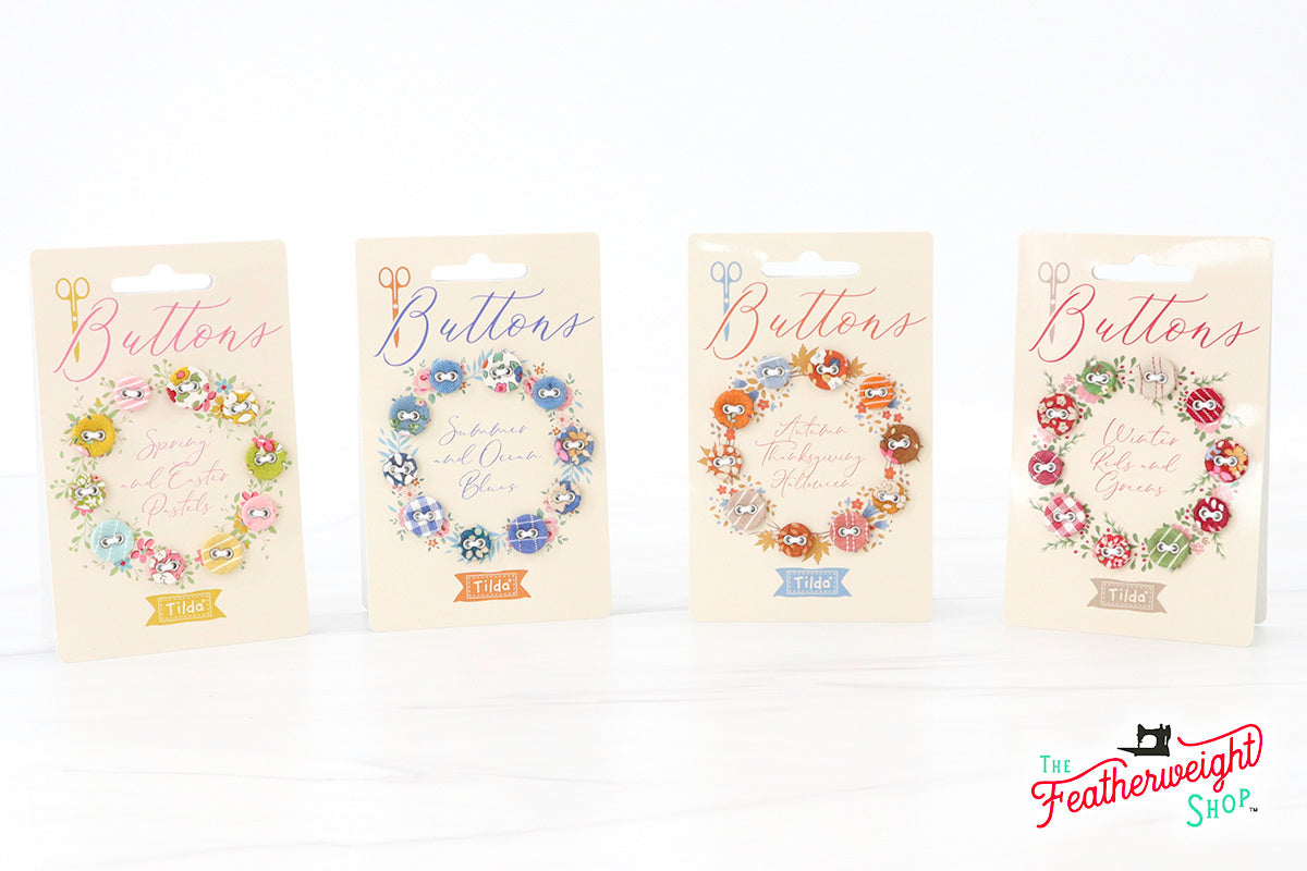 Buttons, Creating Memories SPRING by Tilda - 10 count