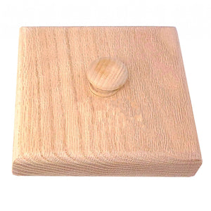 Quilter's Wood Clapper by Jackson Woodworks - 6" x 6" Inches Square