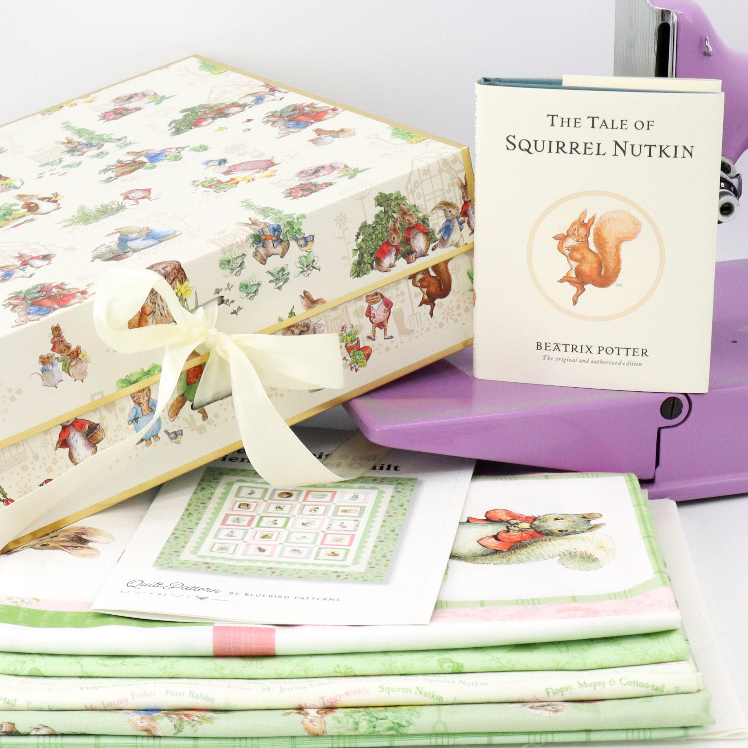 Quilt Kit, Boxed Set - Peter Rabbit & Friends Panel Quilt, STORYBOOK INCLUDED!