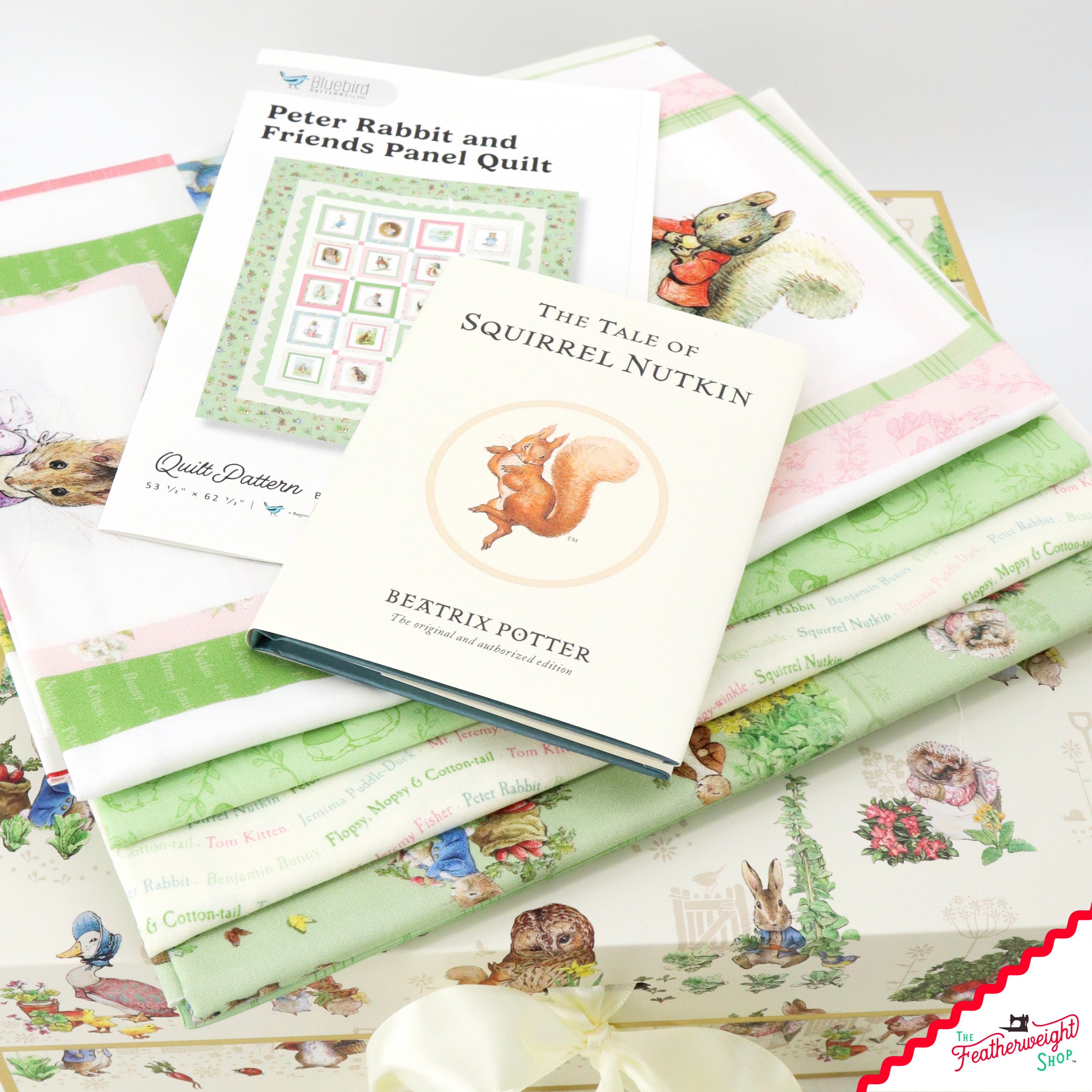 Quilt Kit, Boxed Set - Peter Rabbit & Friends Panel Quilt, STORYBOOK INCLUDED!