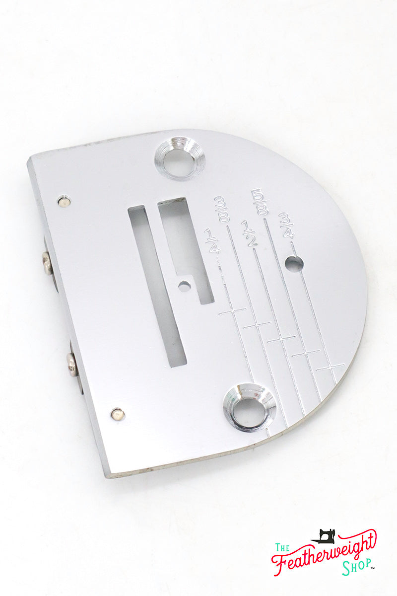 Throat / Needle Plate, Graduated - Singer Featherweight Model 221