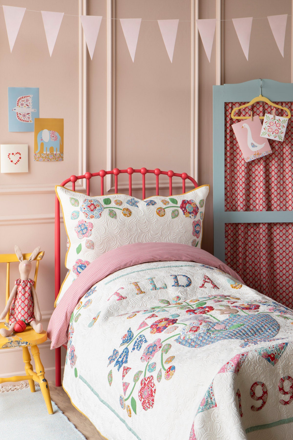 Fabric, Jubilee Collection by Tilda - SUE TEAL (by the yard)