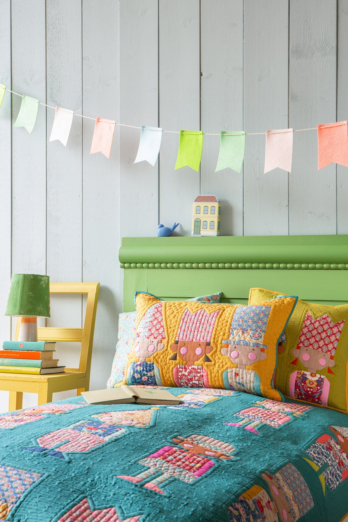 Fabric, Jubilee Collection by Tilda - SUE MUSTARD YELLOW (by the yard)