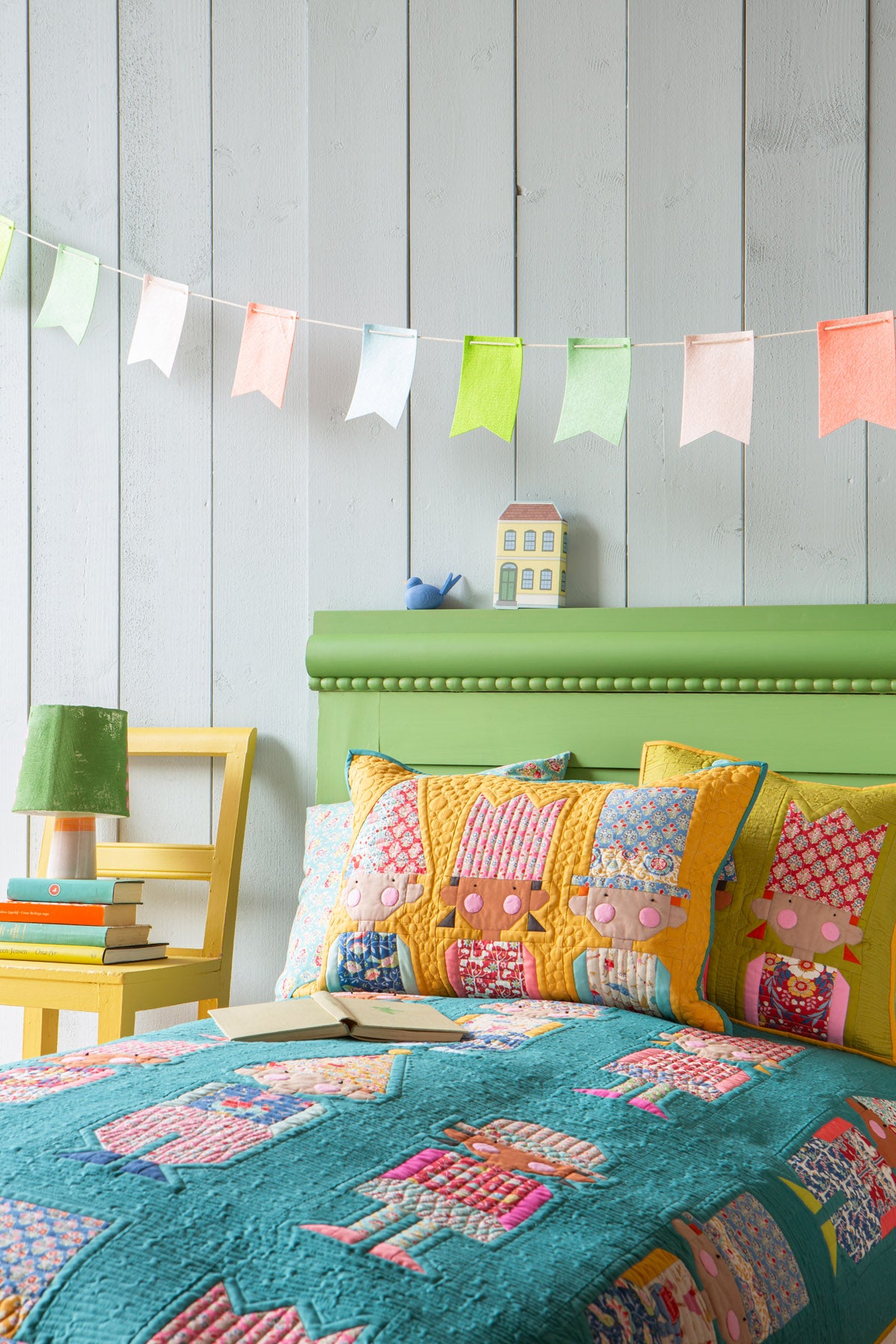 Fabric, Jubilee Collection by Tilda - SUE TEAL (by the yard)