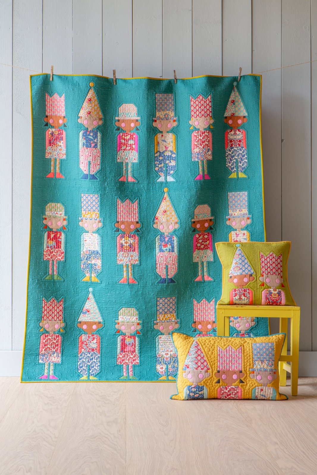 Fabric, Jubilee Collection by Tilda - SUE TEAL (by the yard)