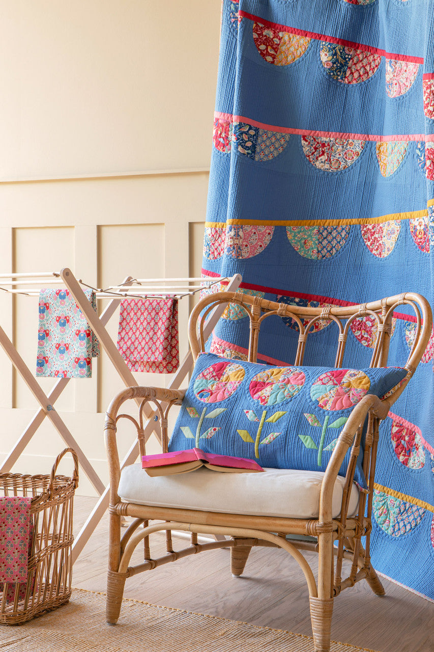 Fabric, Jubilee Collection by Tilda - SUE TEAL (by the yard)