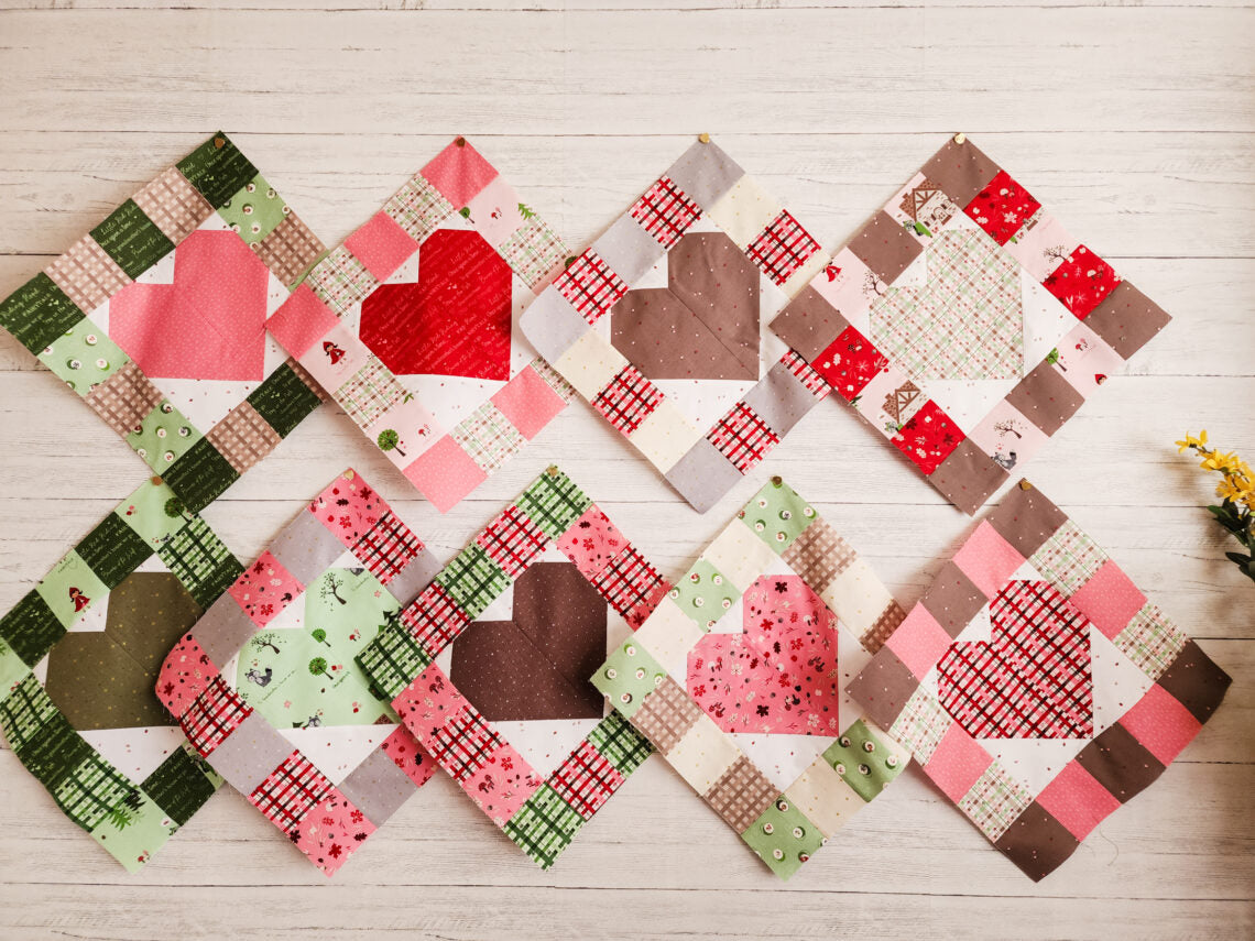 Fabric, To Grandmother's House - FAT QUARTER BUNDLE