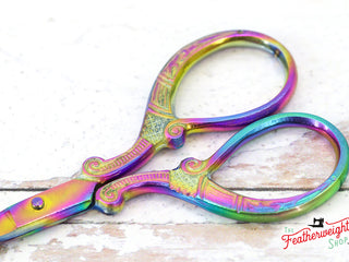 Load image into Gallery viewer, Scissors, Classy Sewing Embroidery Scissors - Titanium Oxide Finish