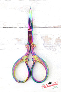 Scissors, Classy Sewing Embroidery Scissors - Titanium Oxide Finish