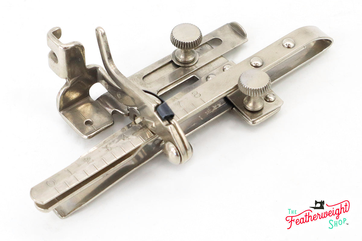 Tucker Pintuck Attachment, Singer (Vintage Original) - LOW SHANK Chrome