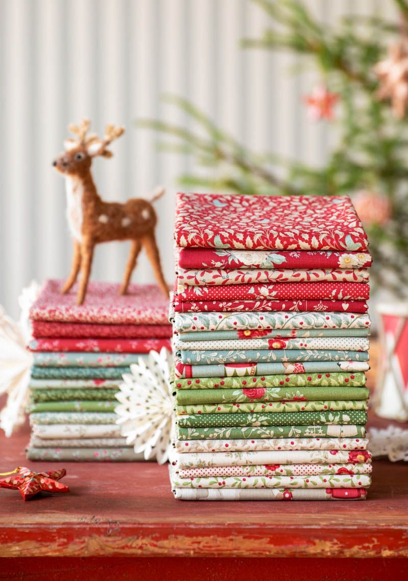 Fabric, Merry Little Christmas by Tilda - FAT QUARTER BUNDLE