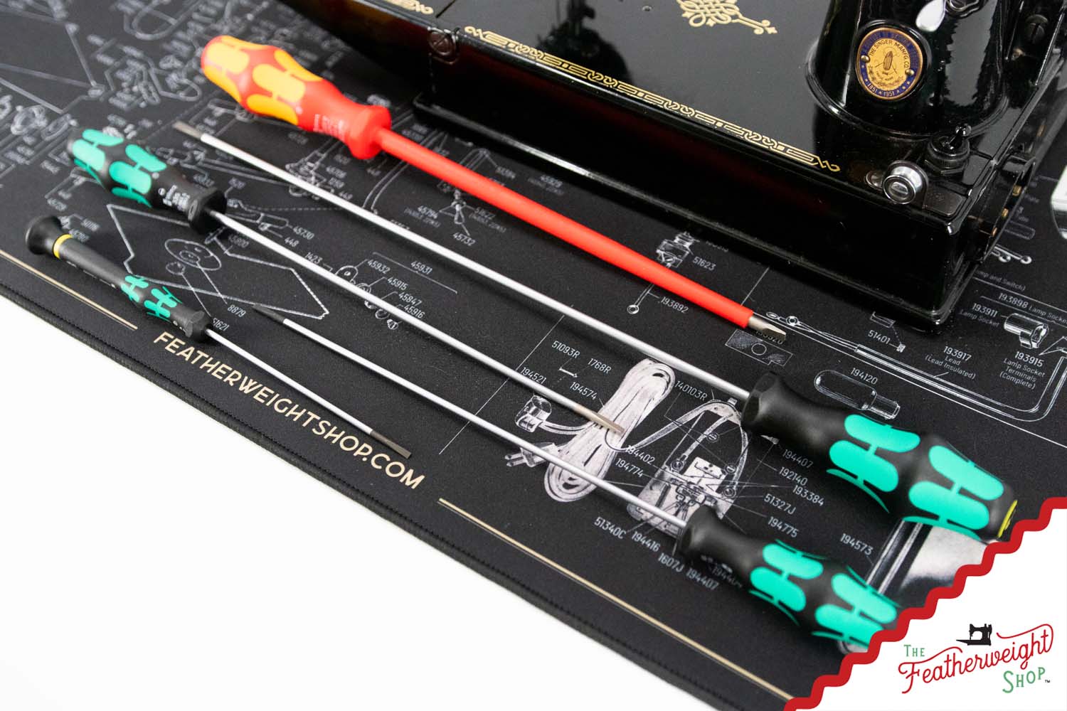 SCREWDRIVER, Wera MAINTENANCE SET of 5, Long, Safety, Mid-Length, Small, & Motor