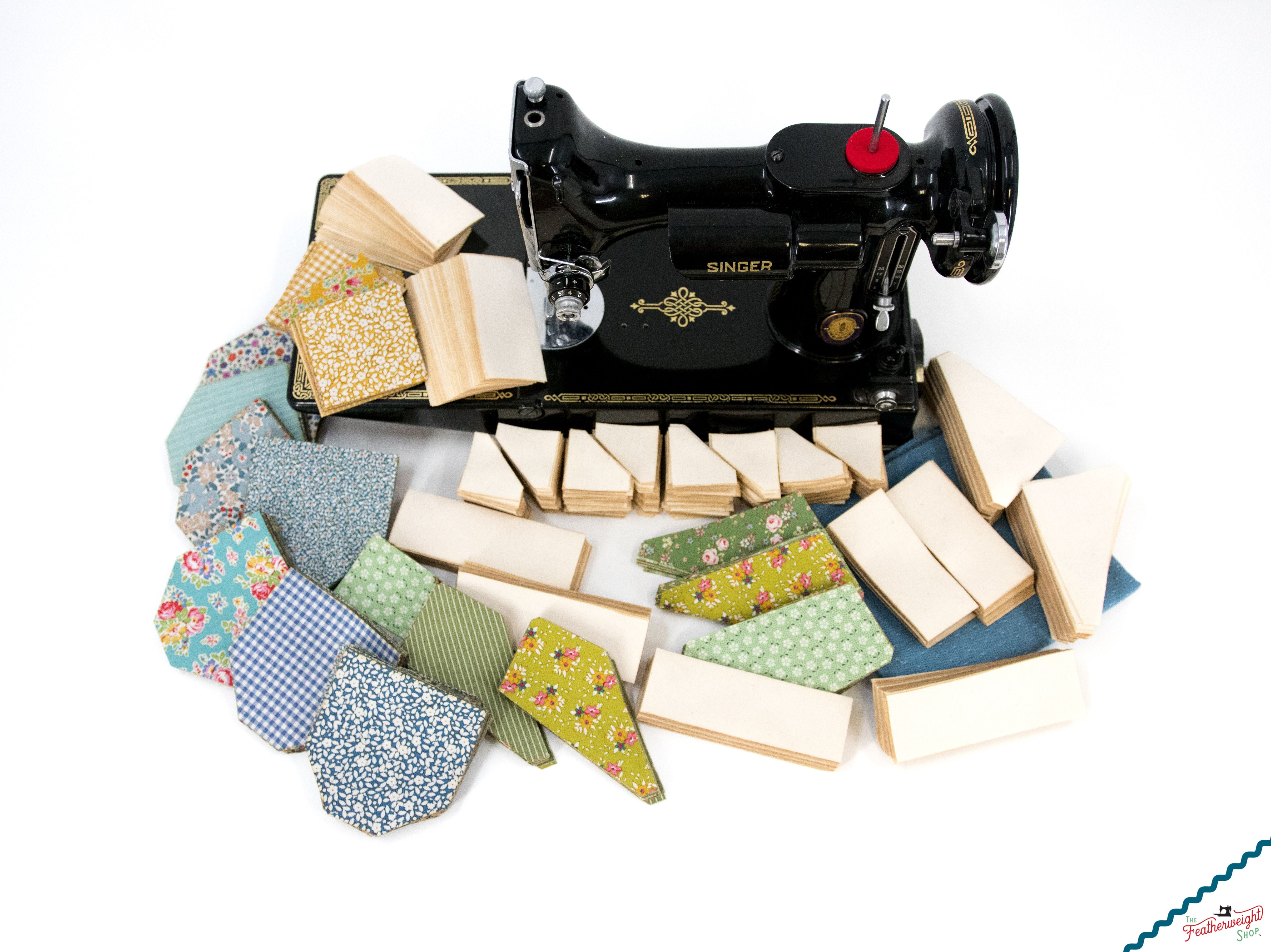 Quilt Kit, Laser Pre-cut - Forget-Me-Not Scrapflower Alaska Quilt Kit