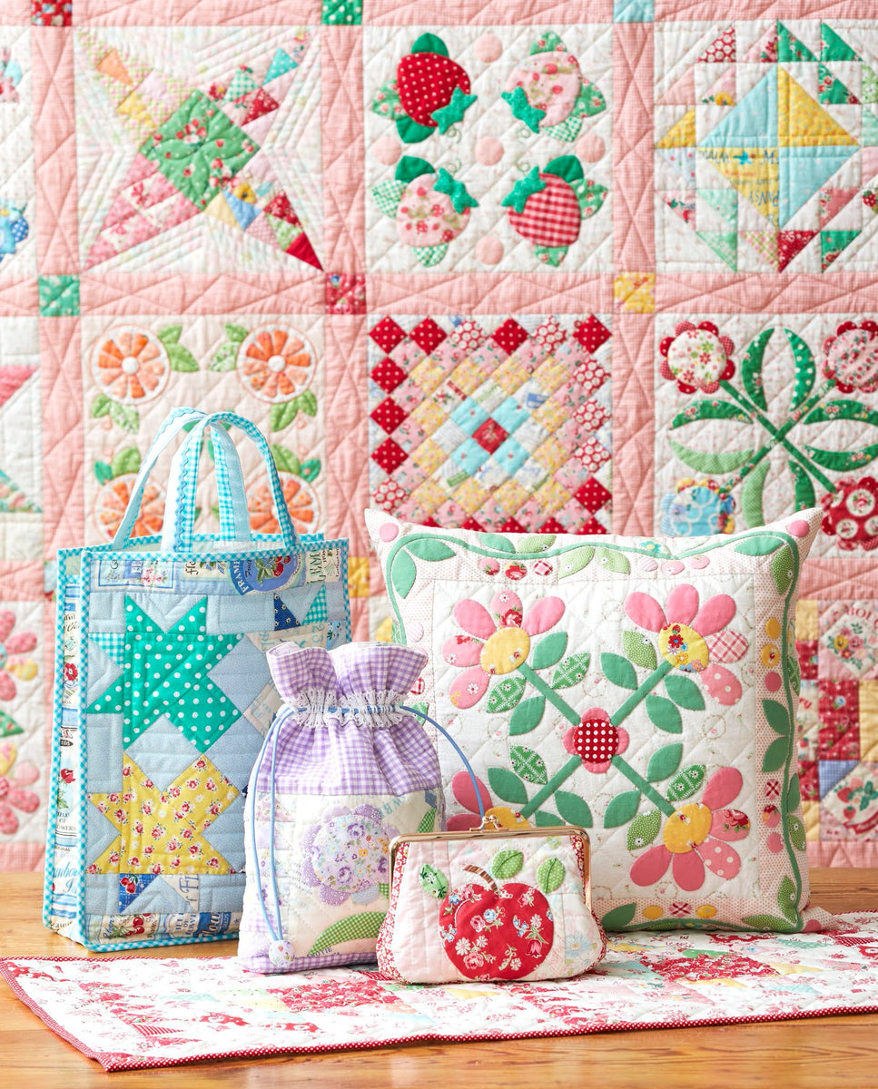 PATTERN BOOK , The Vintage Flower Sampler Quilt by Atsuko Matsuyama