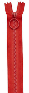 Zipper, Red HOOP 16-inch (pack of 2)
