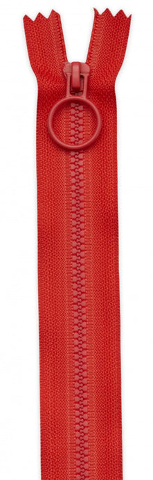 Zipper, Red HOOP 16-inch (pack of 2)