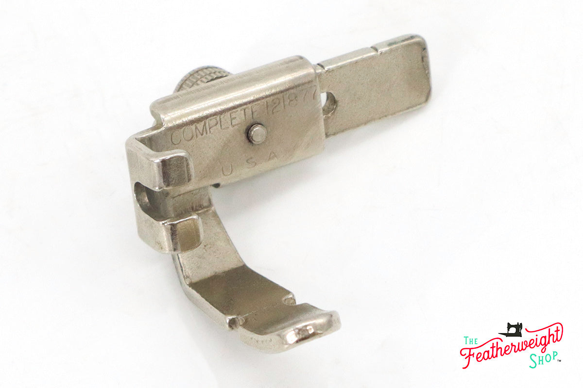 Zipper Cording Foot, WIDE, Singer (Vintage Original) - LOW SHANK