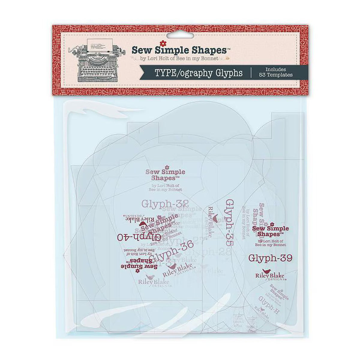 Sew Simple Shapes, TYPE/ography GLYPHS by Lori Holt