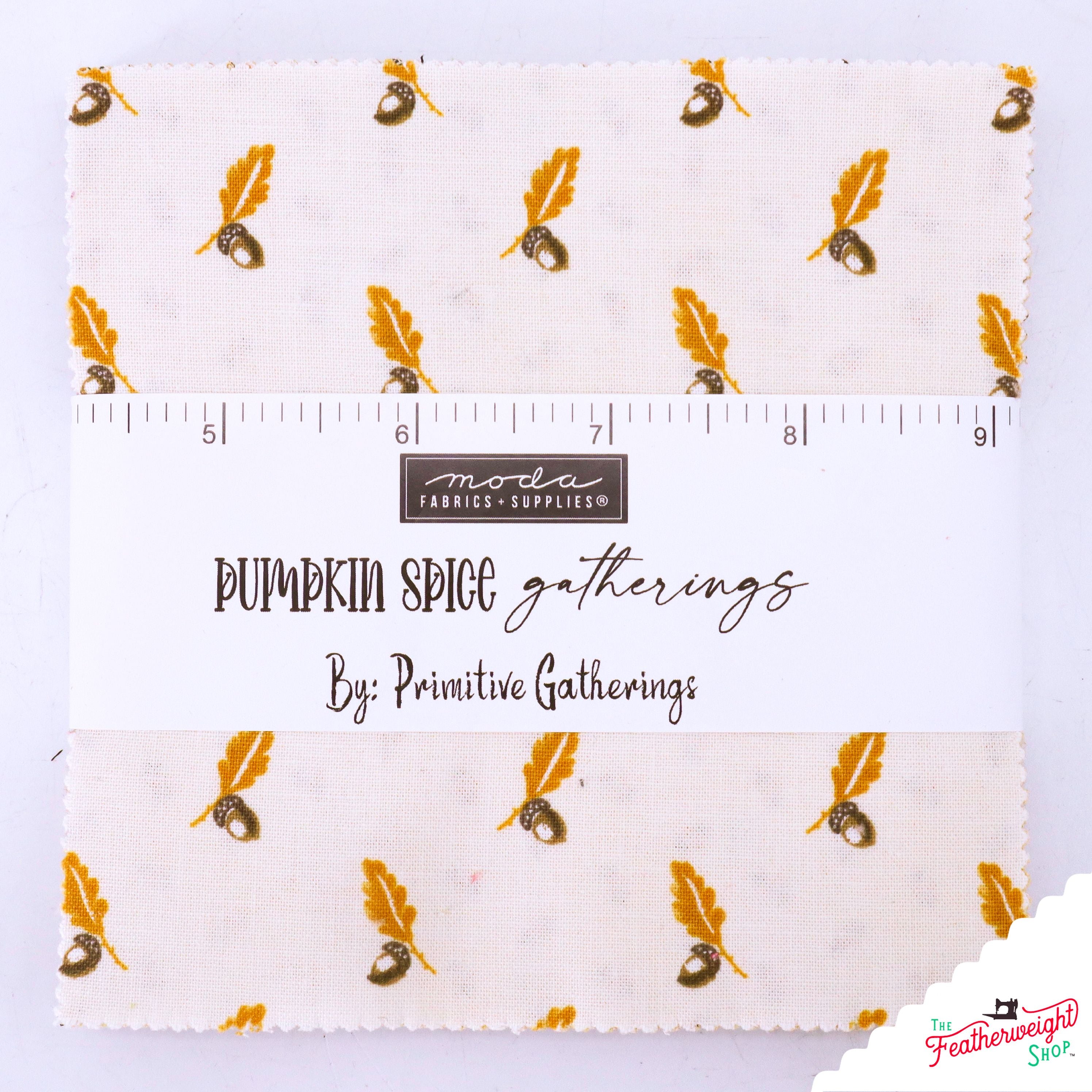 Fabric, Pumpkin Spice Gatherings - 5" CHARM PACK