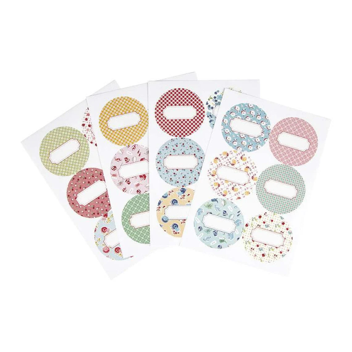 Canning Jar Labels, Cook Book by Lori Holt - Set of 24
