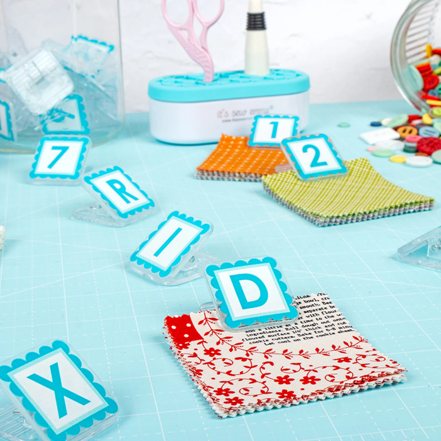 AlphaClippies - Alphabet & Number Tag CLIPS by It's Sew Emma