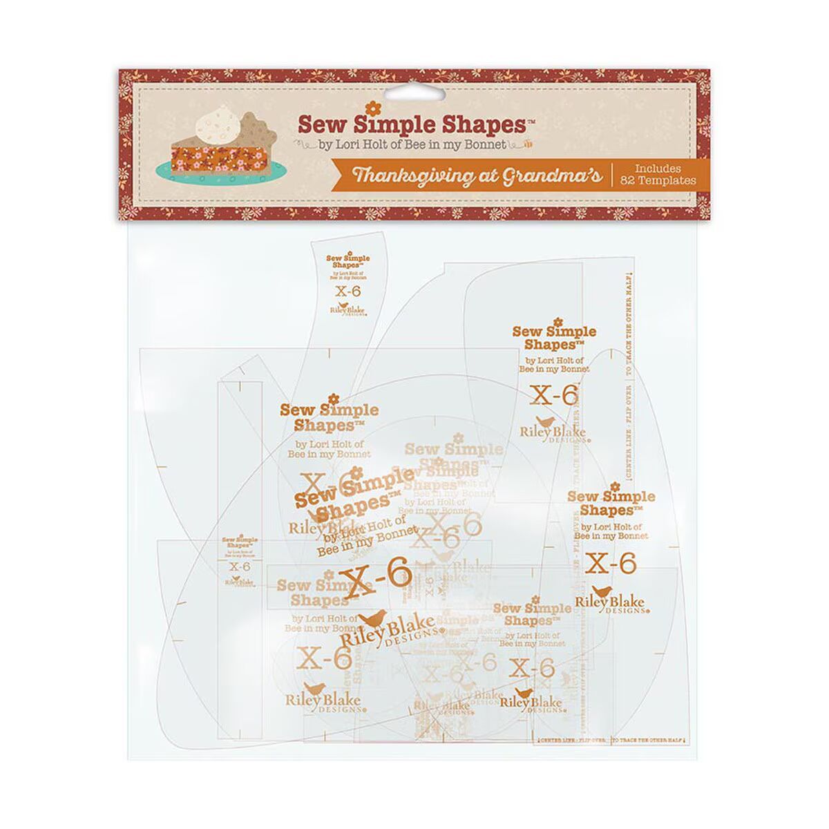 Sew Simple Shapes, Thanksgiving at Grandma's Quilt by Lori Holt of Bee in My Bonnet