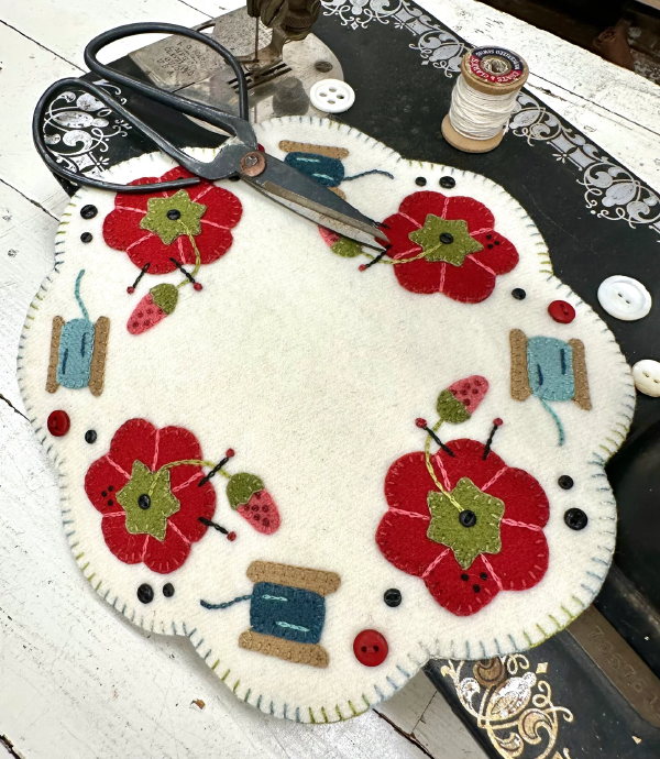 Kit, Wool - Tomatoes and Threads Sewing Mat by Buttermilk Basin