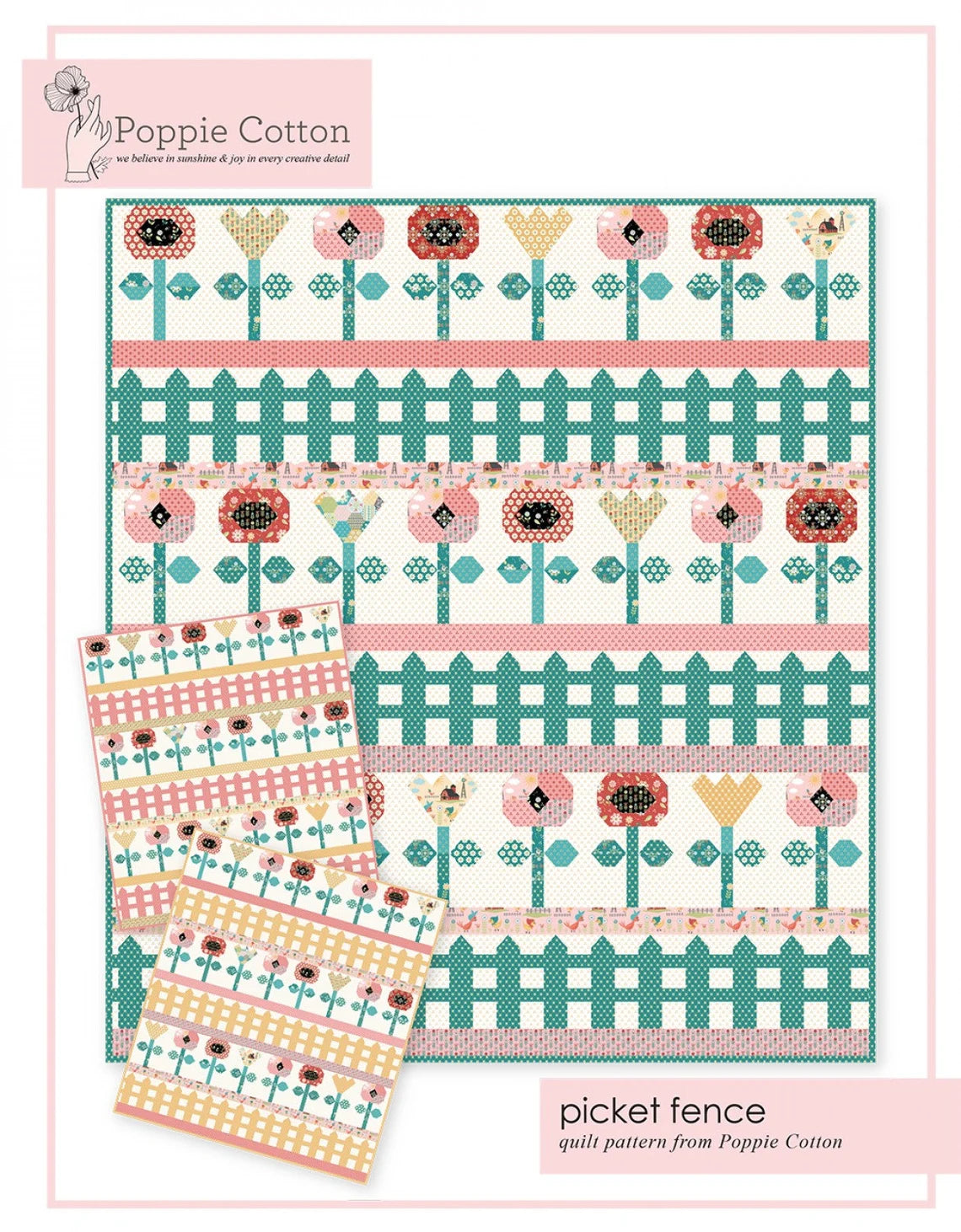 PATTERN, Picket Fence Quilt by Poppie Cotton – The Singer Featherweight Shop pattern-picket-fence-quilt-by-poppie-cotton-the-singer-featherweight-shop
