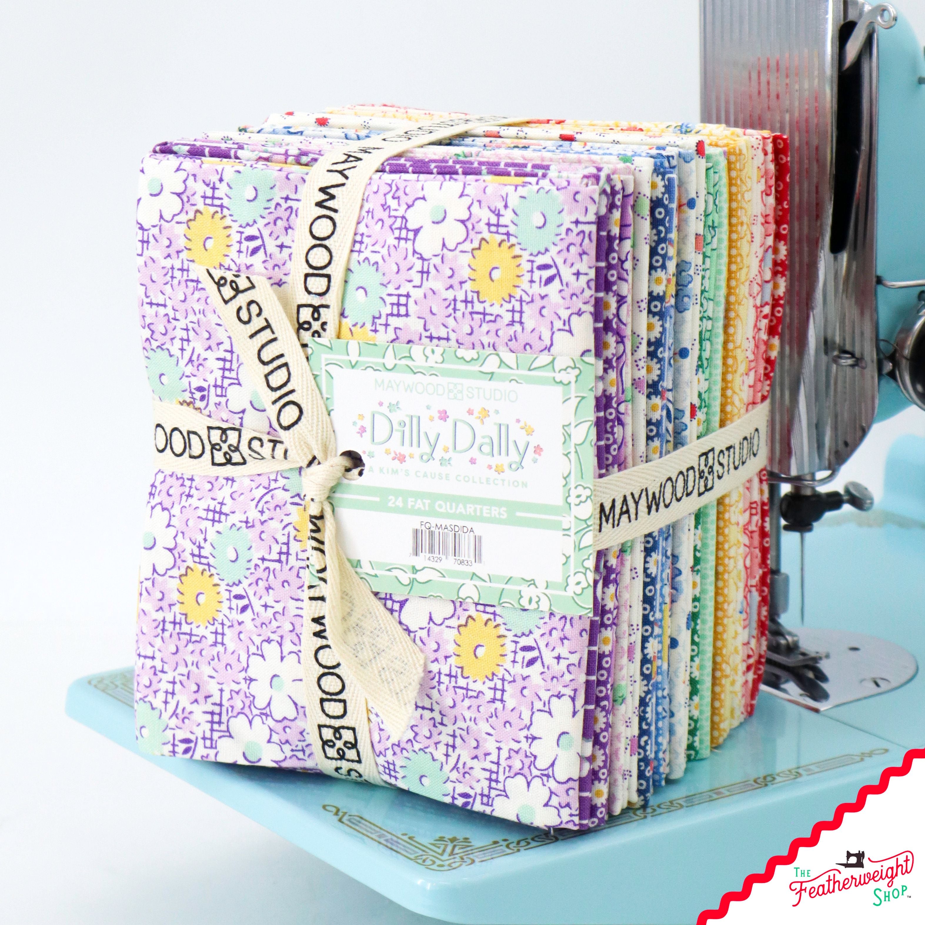 Fabric, Dilly Dally Kim's Cause Collection by Maywood Studio - FAT QUARTER BUNDLE