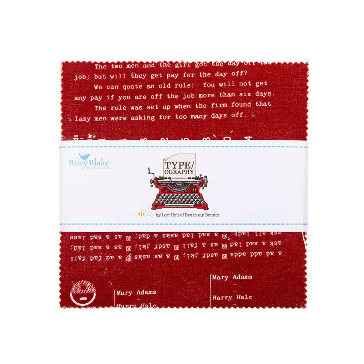 Fabric, TYPE/ography by Lori Holt - 5-INCH STACKER