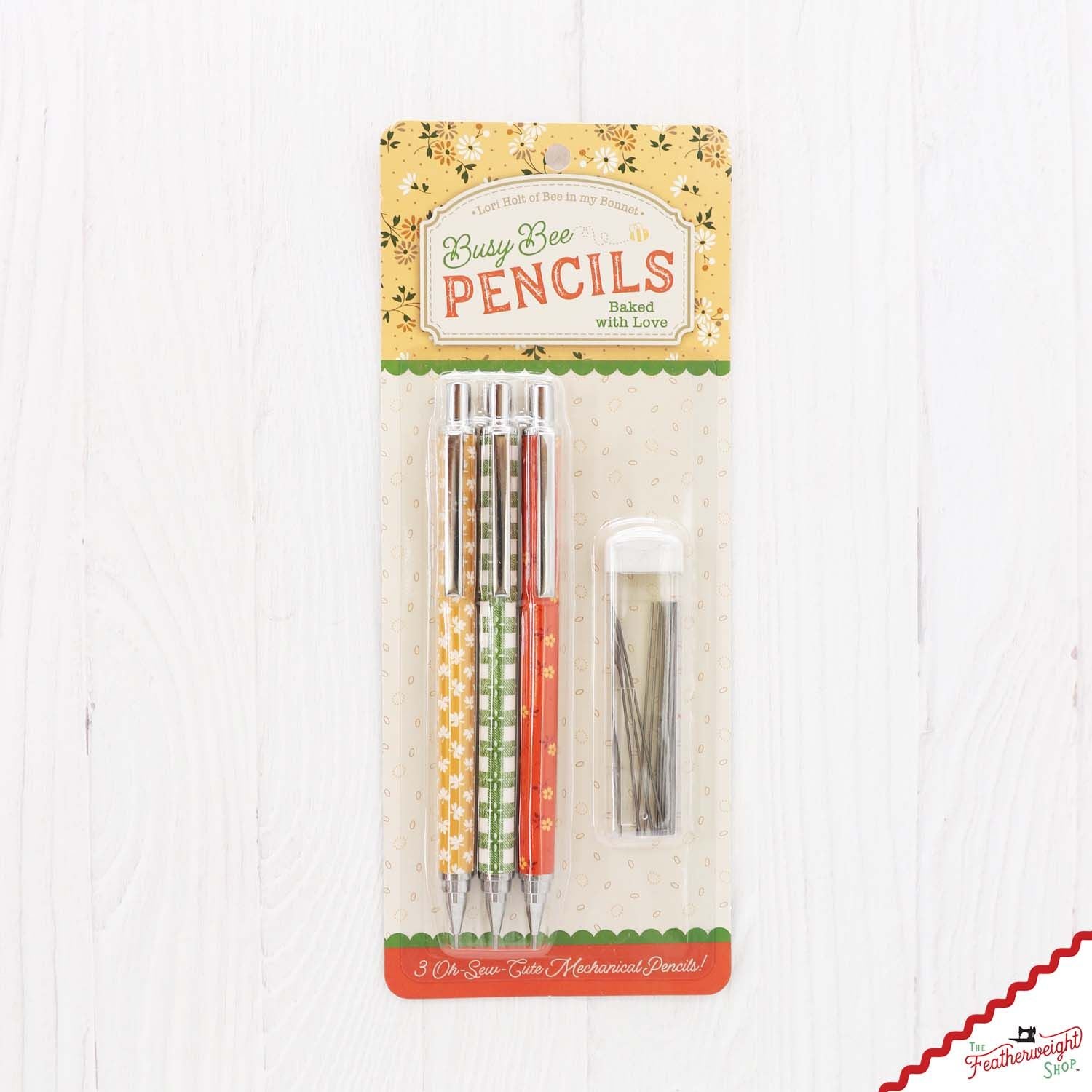 Mechanical Pencil Set BUSY BEE by Lori Holt (Set of 3) - BAKED WITH LOVE