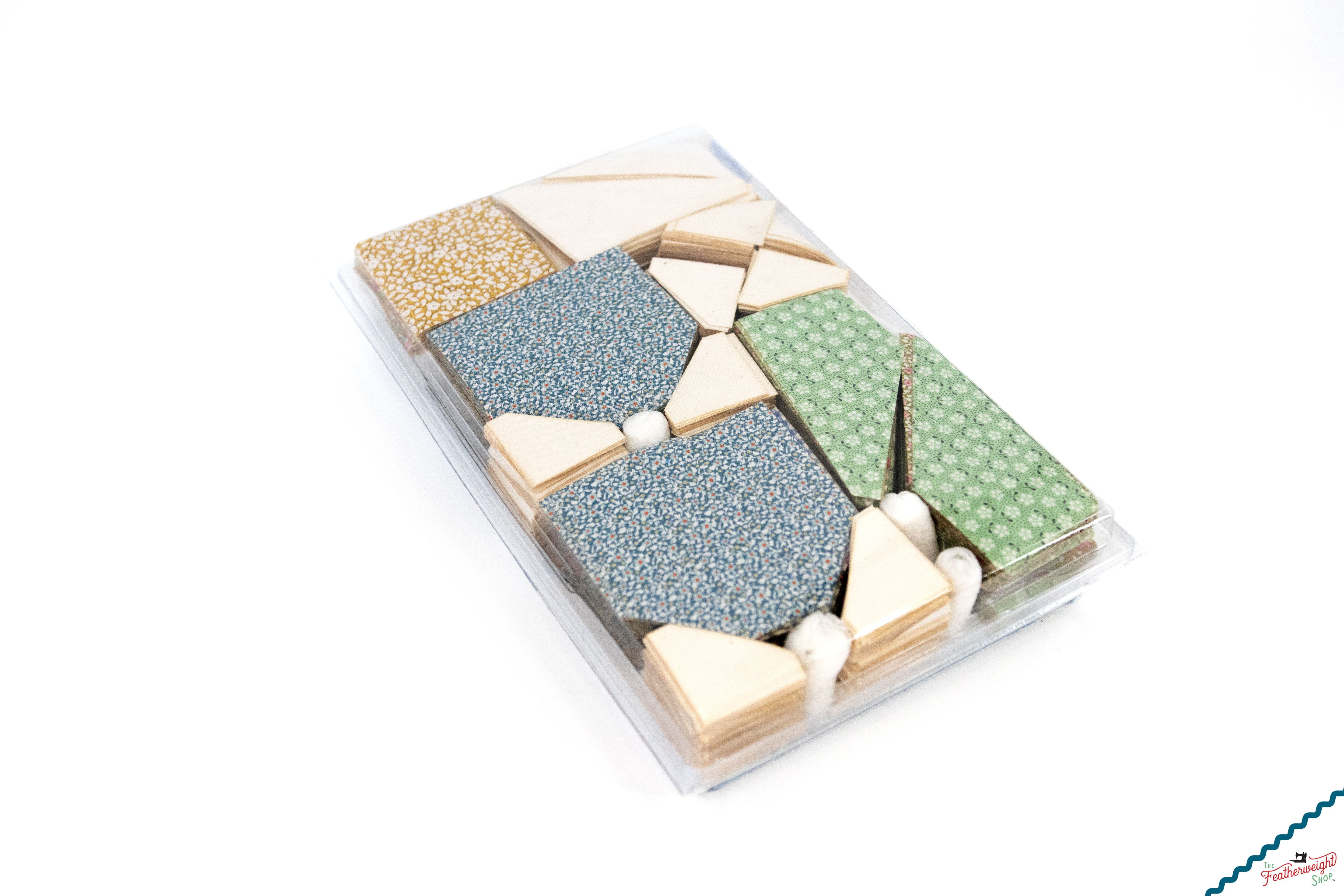 Quilt Kit, Laser Pre-cut - Forget-Me-Not Scrapflower Alaska Quilt Kit